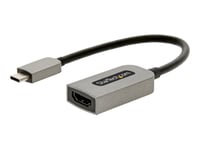StarTech.com Adaptateur USBC vers HDMI - Vidéo 4K 60Hz, HDR10 - Dongle USB vers HDMI 2.0b - USB Type-C DP Alt Mode vers Écrans/Affichage/TV - Convertisseur USB vers HDMI (USBC-HDMI-CDP2HD4K60)...