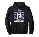 National Irritable Bowel Syndrome Blue Ribbon Autism IBS Pullover Hoodie