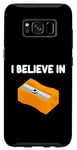 Coque pour Galaxy S8 I Believe in Taille-crayons manuel rotatif Pointe graphite