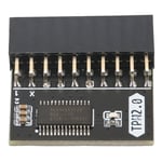 TPM 2.0 Krypterings Säkerhetsmodul 20Pin 2 10P Fristående Kryptoprocessor TPM 2.0 Modul för Win11 för Gigabyte för ASUS