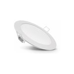 Optonica - Plafonnier led Rond Extra Plat 3W 150lm (24W) ⌀88mm - Blanc du Jour 6000K
