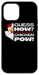 iPhone 12 mini Guess How Chicken Pow: Funny Chickens Jokes Chicken Memes Case