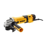DeWalt Angle grinder (1500 watt, 125 mm with speed electronics, with soft start and zero voltage protection) DWE4257-QS