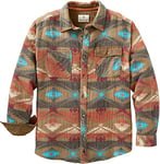 Legendary Whitetails Men's Standard Harbor Heavyweight Flannel Shirt, Desert Oasis, Large