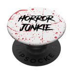 Horror Movie Lover Blood Splatter Gore White PopSockets Swappable PopGrip