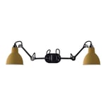 Lampe Gras by DCWéditions - Lampe Gras 204 Round Double, Black/Yellow - Sänglampor