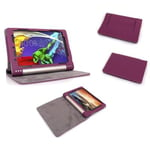 Housse Lenovo Yoga Tablet 2 8.0 Cuir Style Ultra Slim avec Stand (Yoga 2 830) - Etui coque violet de protection tablette Lenovo Yoga Tablet 2 8 pouces Full HD - accessoires pochette XEPTIO !