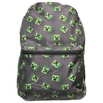 Minecraft AOP Creeper Gaming Backpack School Bag Reppu Laukku Laptop/Tablet/Gadget 42cm