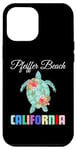 Coque pour iPhone 14 Pro Max Vacances en famille à Pfeiffer Beach avec Turtle California