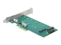 Delock - Kontrollerkort - M.2 - M.2 Card / Sata 6Gb/S - Låg Profil - Sata 6Gb/S, Pcie 4.0 X4