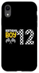 iPhone XR Retro Speedy Racer Boy 12 Sporty Kid 112th Birthday Case