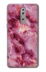 Pink Marble Graphic Printed Case Cover For Nokia 8