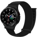 Nylon armbånd No-Gap Samsung Galaxy Watch 4 Classic (42mm) - Dark Bla