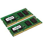 Crucial 8GB Kit (4GBx2) DDR3 1066 MT/s (PC3-8500) SODIMM 204-Pin Mémoire pour Mac - CT2C4G3S1067MCEU