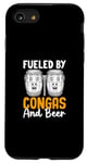 Coque pour iPhone SE (2020) / 7 / 8 Alimenté par congas et bière - Lecteur de batterie Conga