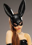 Womens Ariana Grande Style Black Rabbit Mask