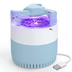 Destructeur d'insectes, piège à moustiques électrique, pour l'intérieur, Les UV, Portable, USB, pour la Maison, l'extérieur, Le Jardin, Le Camping, Bleu