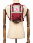 Fjallraven Unisex Kanken Mini Backpack - Ox Red-Putty