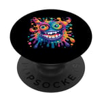 Funky Monster Vibes PopSockets PopGrip Interchangeable