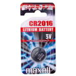 Maxell CR2016 3V Cell Battery Cell Coin Replace Cr Br DL Ecr Kcr Lm ML 2016