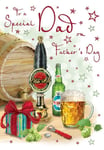 Father's Day Card - Dad - Beer Pump - Regal Quality NEW