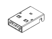 USB-kontakter Plug MOL Micro Solutions 480372200-450 Molex Innehåll: 450 st