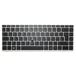 HP Probook 430 440 445 G5 Keyboard Silver German With Lighting L00738-041