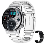 RUMOCOVO Montre connectée de Sport pour hommes, bracelet d'activités, avec appels, NFC, Bluetooth, écran 1.39 pouces, moniteur d'activité physique, étanche - G1029