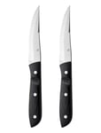 Gense Steakkniv Xl Old Farmer Micarta 23,5 Cm 2 Stk. Sort/Stål Svart
