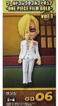 One Piece World Collectible Figure One Piece Film Gold Vol.1 Sanji Only (Arcade Prize) [Import Japonais]