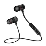 fosa Bluetooth Earphones, Wireless Bluetooth 4.1 Stereo Headsets Magnetic Sports Earbuds for Apple Iphone, Sony, Samsung, Smart phones, ipad, (Black)