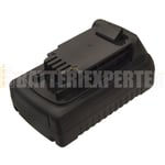 Kompatibelt med Black & Decker LDX120SB, 20V, 1500 mAh