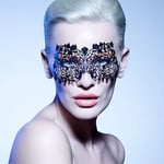 The Musetress Mask Black- Face Lace