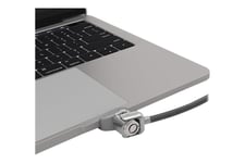 Compulocks Ledge Lock Adaptor for MacBook Pro 13" M1 & M2 with Keyed Cable Lock - adapter til låsning af slot for sikkerhed