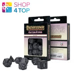 PATHFINDER ROLEPLAYING GAME DICE SET CARRION CROWN PAIZO Q-WORKSHOP BLACK NEW