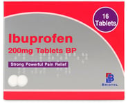 Bristol Ibuprofen 200mg BP  16 Tablets