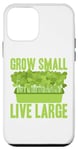 iPhone 12 mini Grow Small Live Large Microgreens Farmer Micro Farming Case