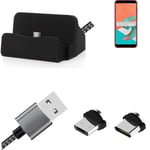 Docking Station for Asus ZenFone 5 Selfie + USB-Typ C und Micro-USB Connector