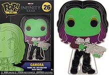 Funko Pop! Large Enamel Pin Marvel Infinity Saga: Gamora Chase - Gamora - Avengers Infinity War Pin en Émail - Broche Fantaisie Mignonne à Collectionner - pour les Sacs à Dos et Sacs