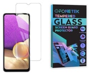 Fonetek® To Fit Galaxy A12, TEMPERED GLASS Screen Protector LCD Guard Case Cover for Samsung Galaxy A12 [9H Hardness] [Crystal-Clear] [Scratch-Resistant] [Bubble-Free]