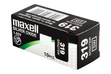 Maxell SR 527SW batteri - 10 x SR527SW - Zn/Ag2O