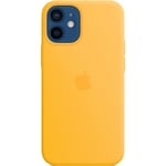 IC Apple Silikonfodral med MagSafe (för iPhone 12 mini) Solrosgul