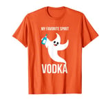 Vodka My Favorite Spirit | Funny Halloween Drinking Costume T-Shirt