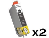 2 Compatible Ink Cartridge for EPSON Stylus R2400 - T0597 Light Black. 18.2ml Each. Replace EPSON Lily Inks