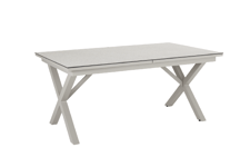 Hillmond matbord förlängningsbart 166/226x100 H73 cm - khaki/terrazzo