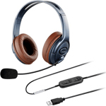 Oppetec Over Ear USB Headset with Noise Cancelling Microphone for Laptop...
