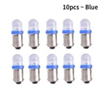 10 ST BA9S LED-lampor Bil Instrument Cluster Lampor Dashboard La Blue