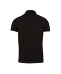 Gant Mens Original Slim Fit Pique Polo Shirt in Black Cotton - Size Small