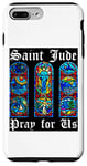 Coque pour iPhone 7 Plus/8 Plus Saint Jude Priez pour nous