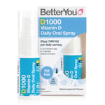 BetterYou D1000 Vitamin D 1000 IU Daily Oral Spray - 15ml
